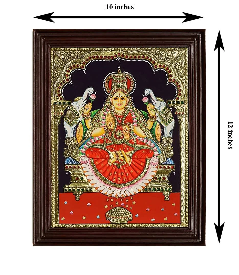 Traditional Gajalakshmi Painting